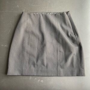 VINTAGE 90s/Y2K Bebe Black Mini Skirt Aline Zipper On Side Lined Sz 2 Clubwear